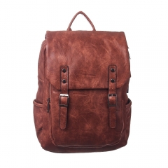 Men Backpack Brown