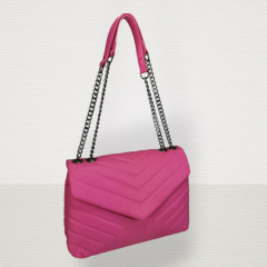 Inbags Shoulder/Hand  Bag Fuchsia