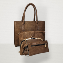  Inbags Shoulder/Hand Bag Taupe 