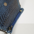  Crossbody leather bag L-01 Blue 